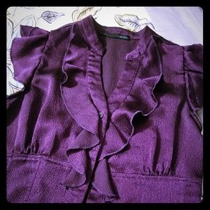 Purple dress top